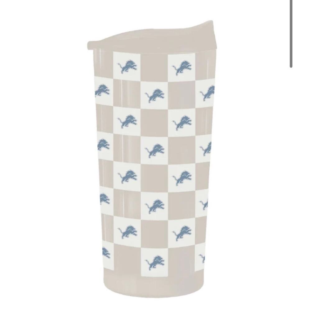 NEW Detroit Lions 20oz Tumbler Cup Insulated Stainless Steel NFL Game Day Gift